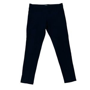 Theory Aurore Sabali Black Knit Pull On Skinny Pants